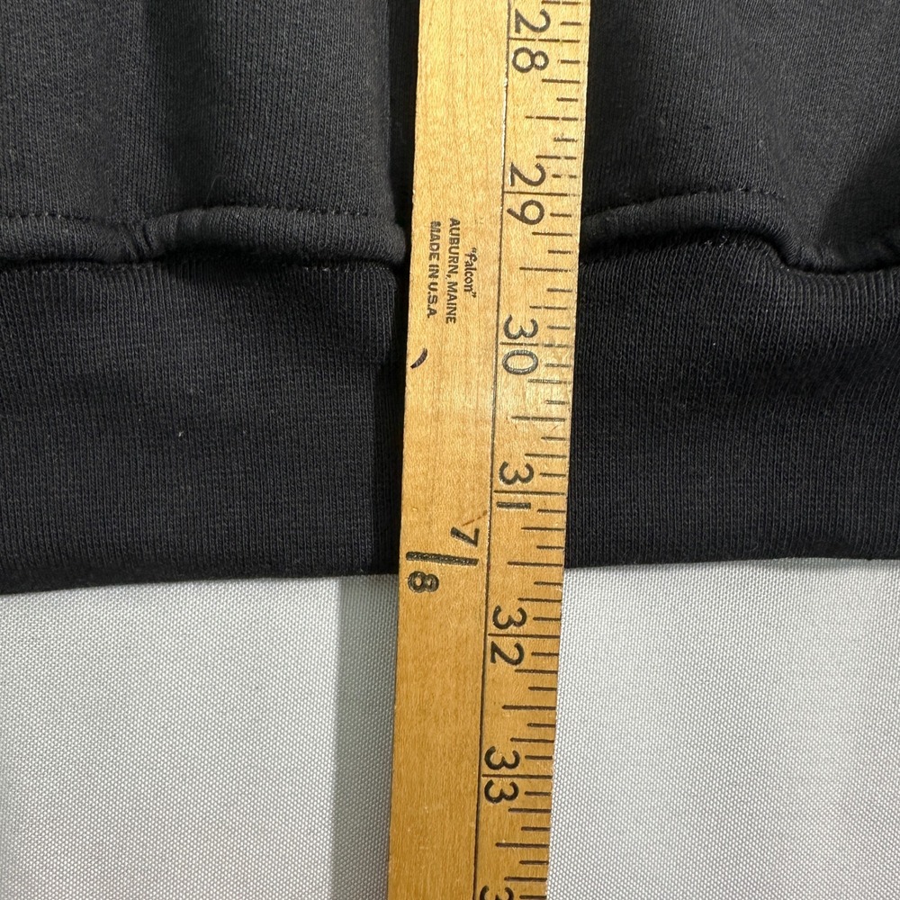 NWT Bayside Hoodie Mens 2XL Black Made in USA Streetwear Heavyweight Basic - Picture 5 of 5